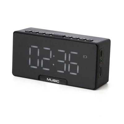 Imagem principal do produto Caixa de Som Multimídia com Relógio